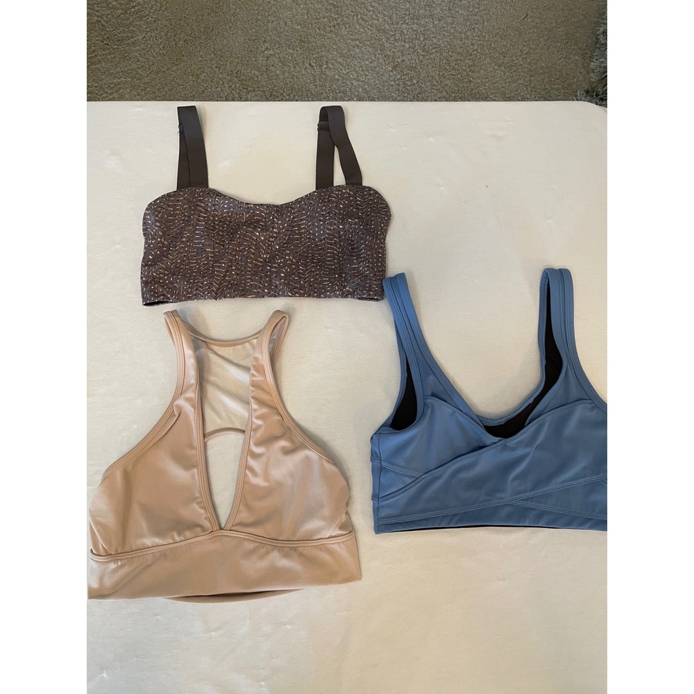 Varley Sports Bra Activewear Bundle Set of 3 Size Medium